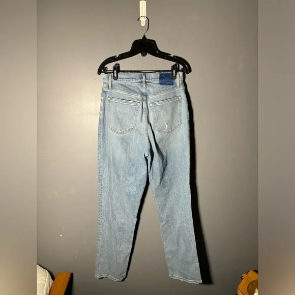 Abercrombie & Fitch The 90s Straight Ultra High Rise Curve Love Size 29/8L - Picture 2 of 3